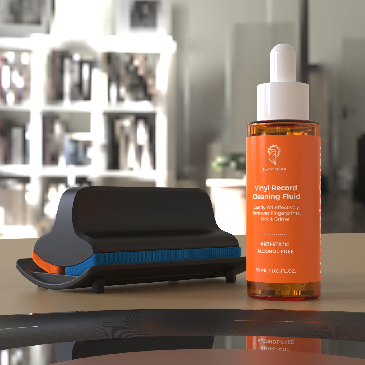 HumminGuru I-Brush Vinyl Record Cleaning Kit - HumminGuru