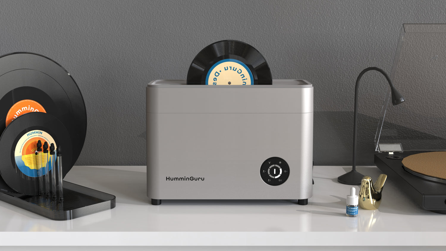 HumminGuru Ultrasonic Vinyl Record Cleaner