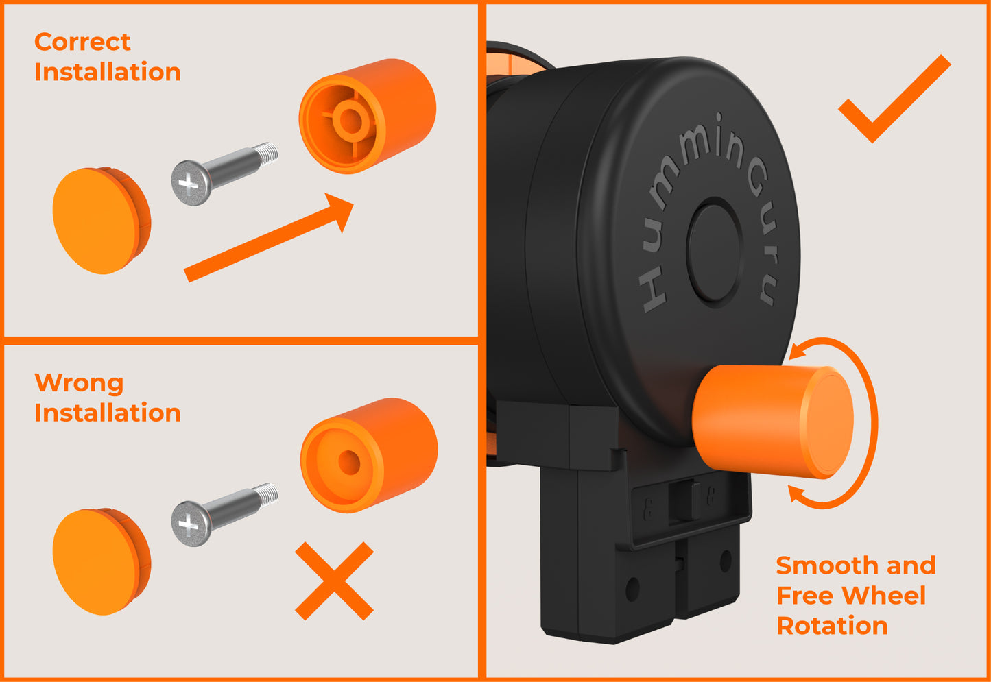 EZ Washer rotation bar installation instruction
