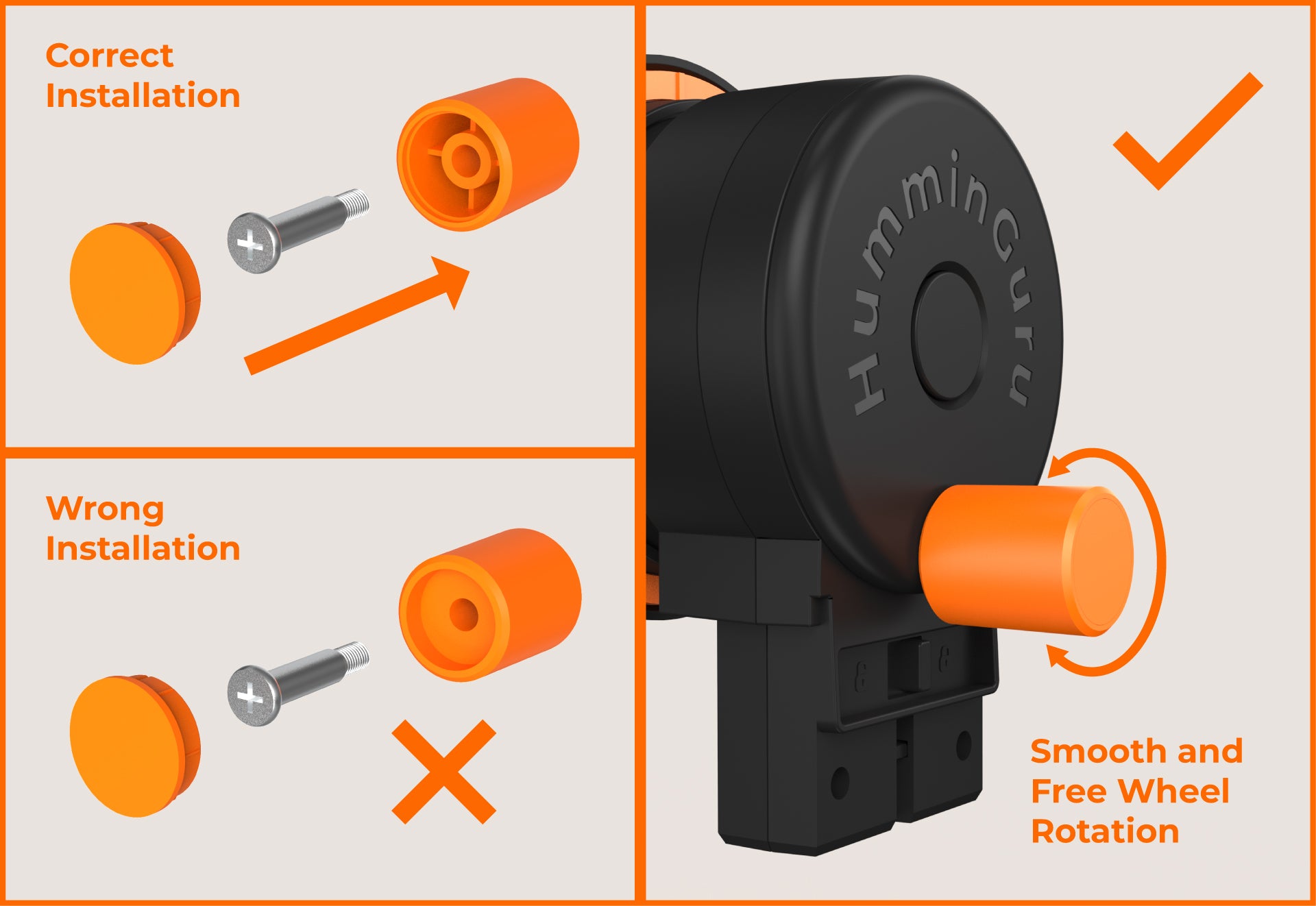EZ Washer rotation bar installation instruction