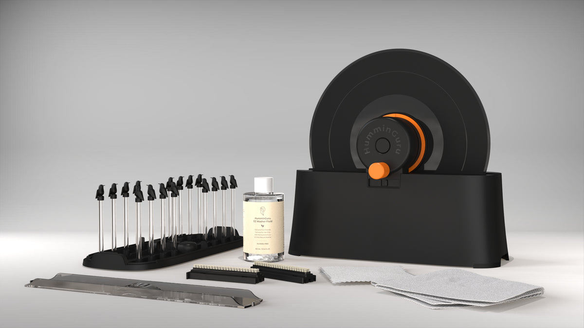 HumminGuru Ultrasonic Vinyl Record Cleaner