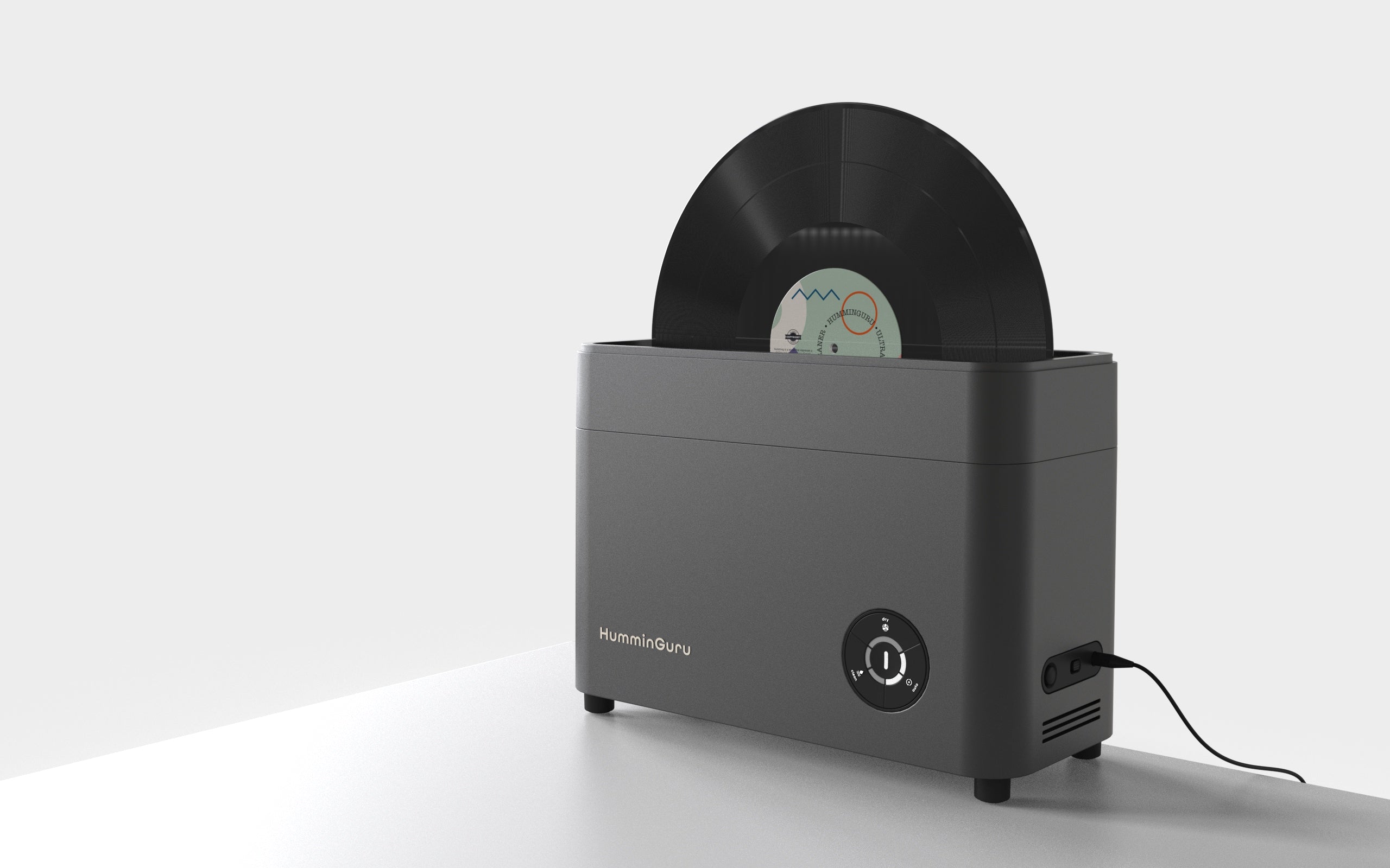 HumminGuru all-in-one ultrasonic vinyl record cleaner